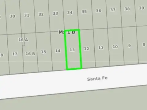 Terreno en Venta de 1080,0 m2