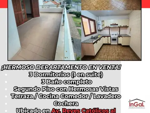 Venta Depto Reyes catolicos 1503
