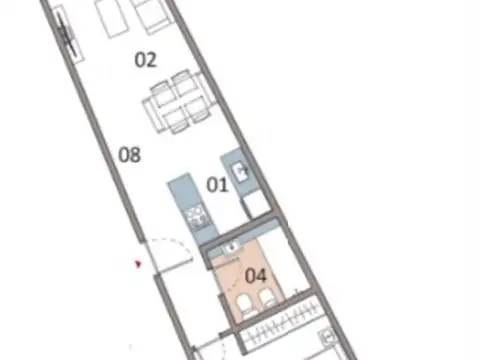 Departamento en Venta de 2 ambientes