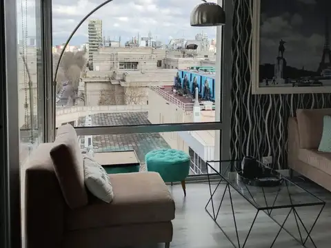 Alquiler Temporario en Torre Prensa. 3 Ambientes, Balcón, Amenities, hasta 4 PAX