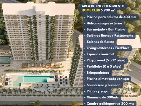 Departamento en Venta con 2 cocheras