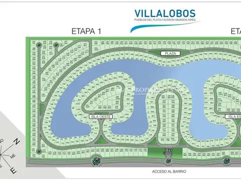 Venta Terreno / Lote a la laguna en Pueblos Del Plata Barrio Villalobos 100
