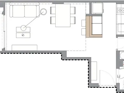 Departamento en Alquiler de 2 ambientes