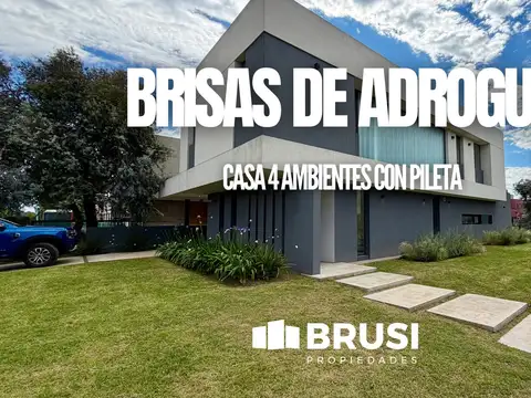 CASA EN VENTA EN BRISAS DE ADROGUE - 4 AMBIENTES - PILETA