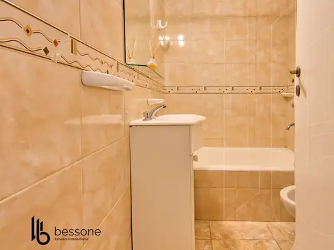 Departamento 2 ambientes con 1 baño