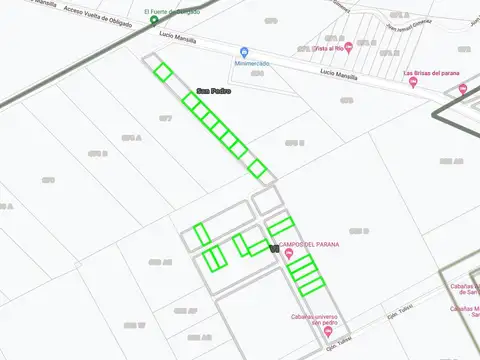 Terreno en Venta 25  mts Frente