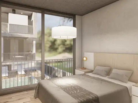 Departamento 2 ambientes con 1 baño