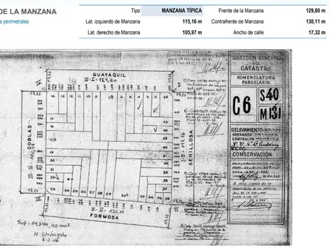 VENTA LOTE 441,08 m2 EN CABALLITO