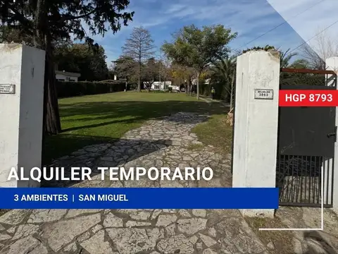 Casa - ALQUILER_TEMPORAL - Argentina, San Miguel - Belgrano 3863