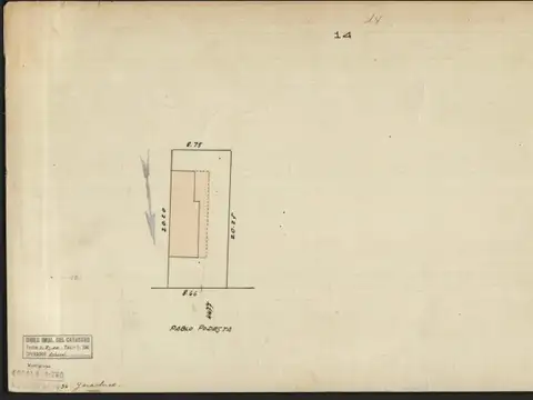 Terreno en Venta 8,66  mts Frente