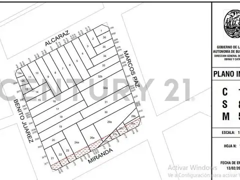 Marcos Paz 2000, Piso 0