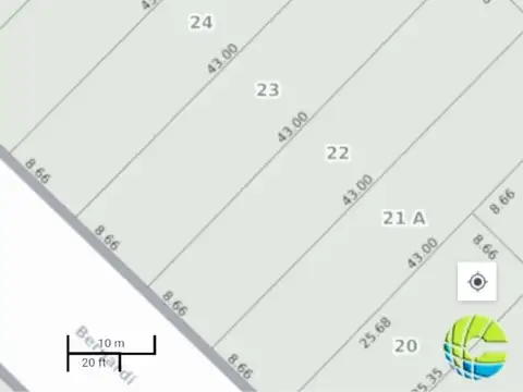 Lote en venta ideal proyecto inmobiliario zonificación RM 8,66 x 43mts acepta m2 como parte de pago