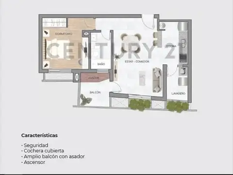 VENTA de Departamento Pilay Adjudicado de 1 Dormitorio en San Tomás, Santa Fe.