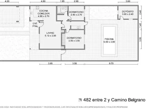 486 entre 21 y Cno Belgrano