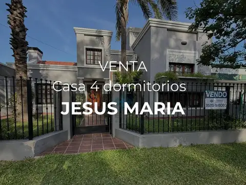 VENTA | CASA DE CATEGORÍA – 4 DORMITORIOS | JESÚS MARÍA
