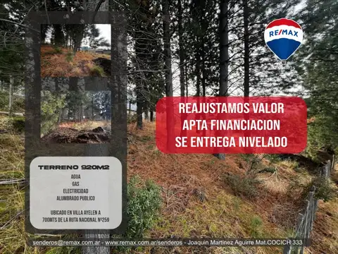 Terreno en Villa Ayelén