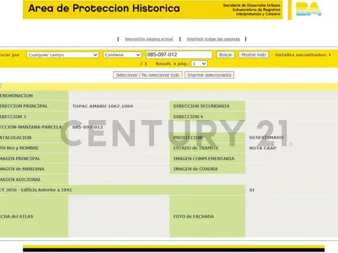 Tupac Amaru 1000, Piso 0