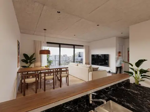 Departamento 4 ambientes con 3 baños