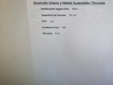 Terreno en Venta, FOT 1.6