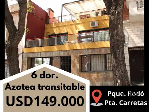NUDA Propiedad Casa en Venta de 6 dormitorios en Pta Carretas