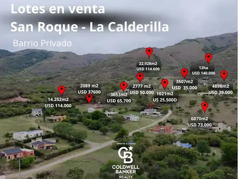 Terreno en Venta en Calderilla, USD 49.981
