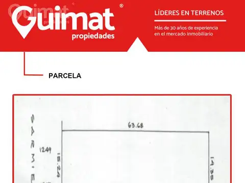 Terreno en Venta de 943,0 m2