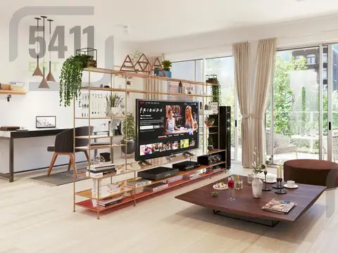 Departamento 3 ambientes con 1 baño