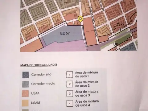 Terreno en Venta 9  mts Frente