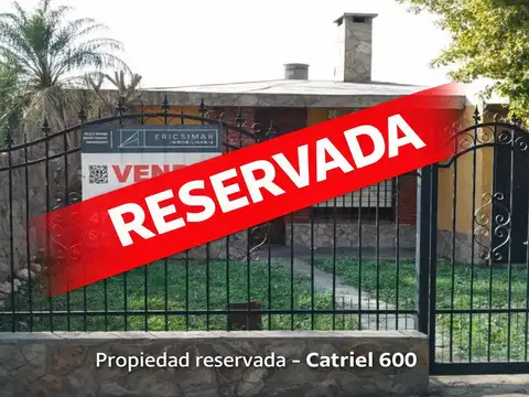 "R E T A S A D A"  - VENDEMOS YA - BARRIO MARTIN FIERRO - CHALET A MEJORAR CON PISCINA