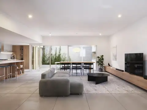 Casa de pasillo única con 3 dormitorios, terraza, pileta y parrilla