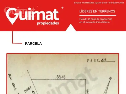 Terreno en Venta de 434,0 m2