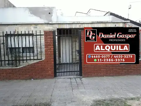 ALQUILER - CASA 3 AMBIENTES - BONITA ZONA