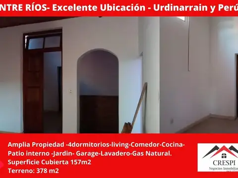 Casa 5 ambientes con 1 baño