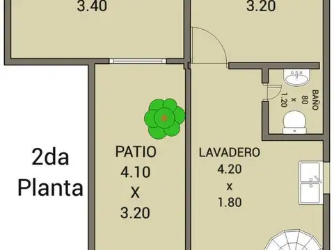 Depto Tipo Casa en Venta de 5 ambientes