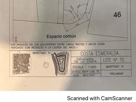 Costa Esmeralda Maritimo IV Lote 70