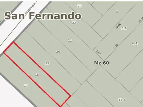 Terreno - 8,66mx43m - Anteproyecto aprobado.