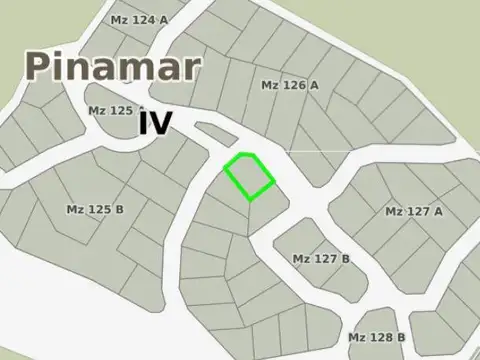 Terreno en Venta en Carilo, USD 124.000