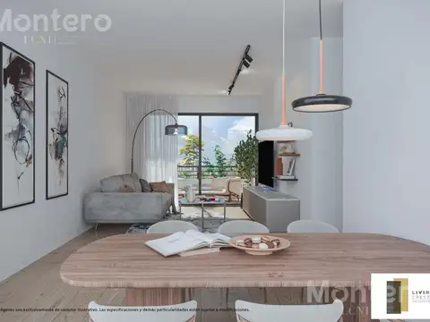 Departamento 4 ambientes con 2 baños