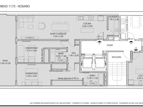Departamento en Venta de 2 dormitorios