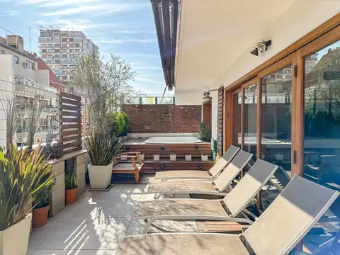 Departamento c/ gran terraza en Jorge Newbery 1650, divino!