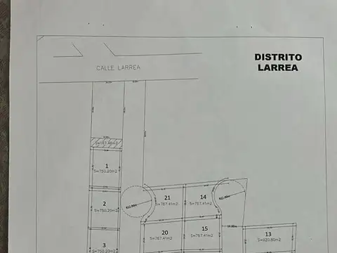 Terreno en Venta en Distrito Larrea