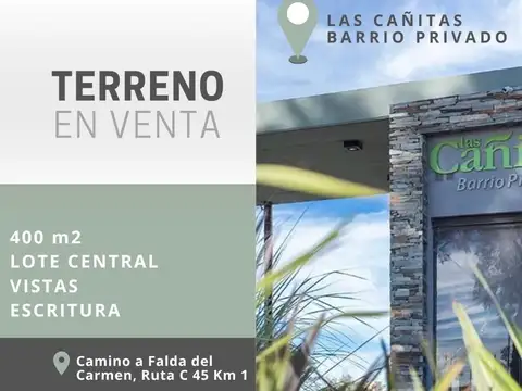 Terreno en Las Cañitas Barrio Privado