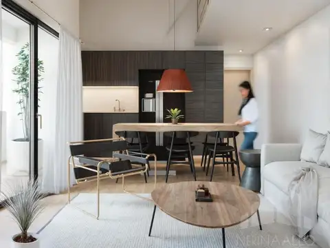 Departamento 2 ambientes con 1 baño