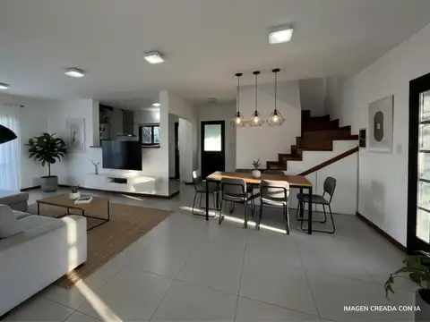 Venta casa de 3 dormitorios, galeria con parrillero, cochera en Tierra de Sueños 3, Roldan
