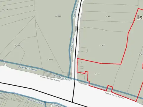 Rio Paraná y Rio Carabelas, Islas de San Fernando