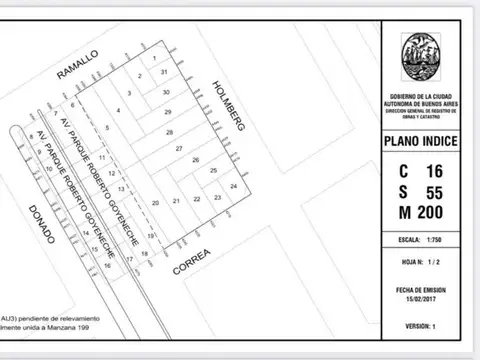 VENTA LOTE U.S.A.B.2 A CONSTRUIR 636 m² SAAVEDRA
