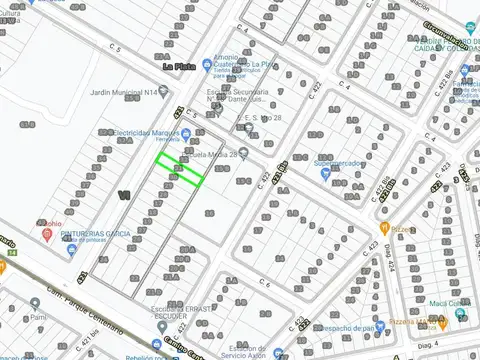 Terreno en Venta 50  mts Fondo