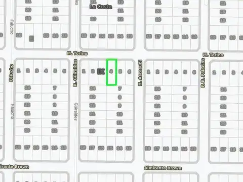 Torino e/ Ascasubi y Guiraldes