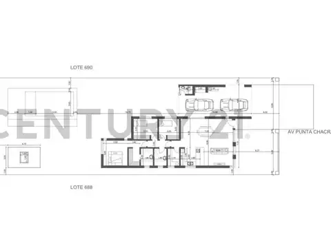 Casa a estrenar de tres dormitorios, se acepta permuta.