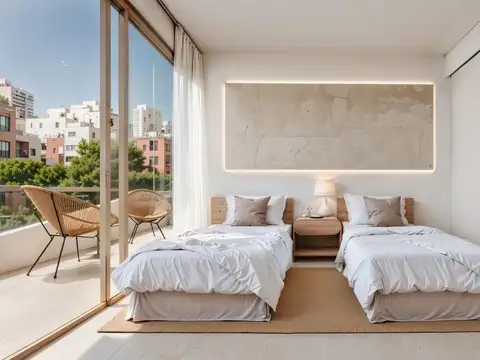 Departamento 3 ambientes con 2 baños